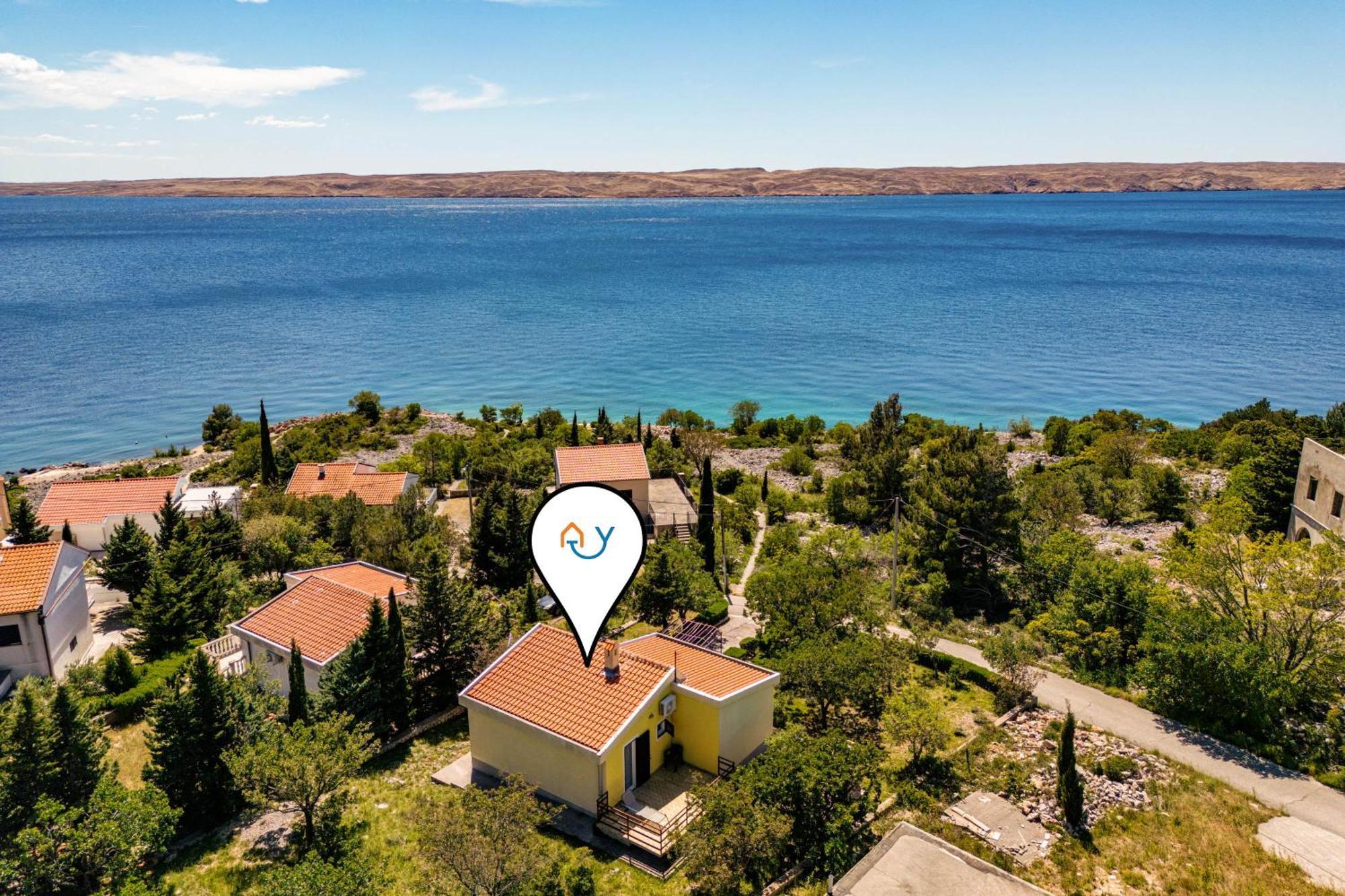 Beachfront House Nada - Happy Rentals Карлобаг Екстер'єр фото